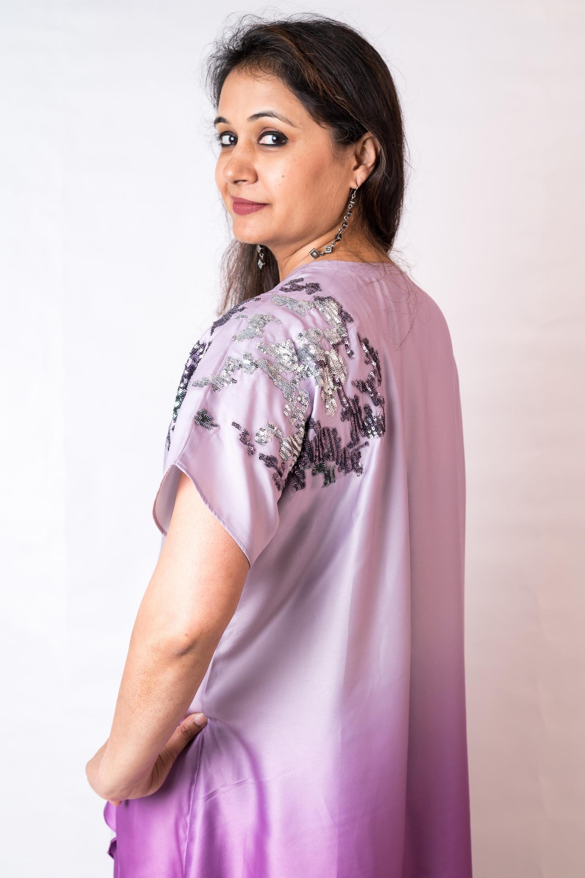 Dubai Dress (Lavender ombre) - SPF wear