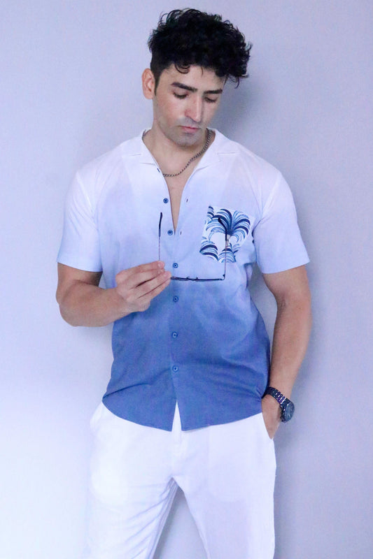 Chianti shirt (Blue ombre) - SPF wear