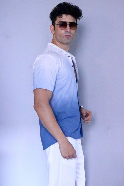 Chianti shirt (Blue ombre) - SPF wear