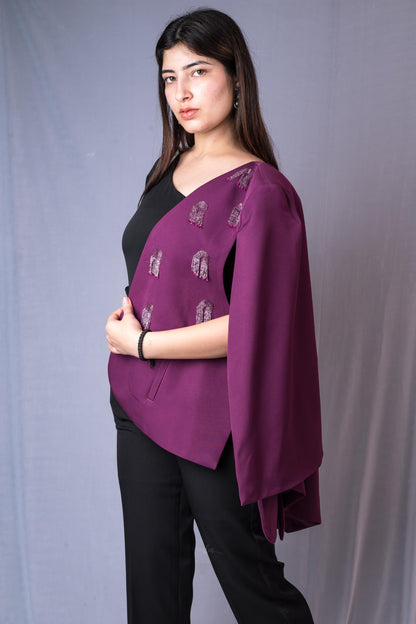 Izmir cape (Wine) - SPF wear