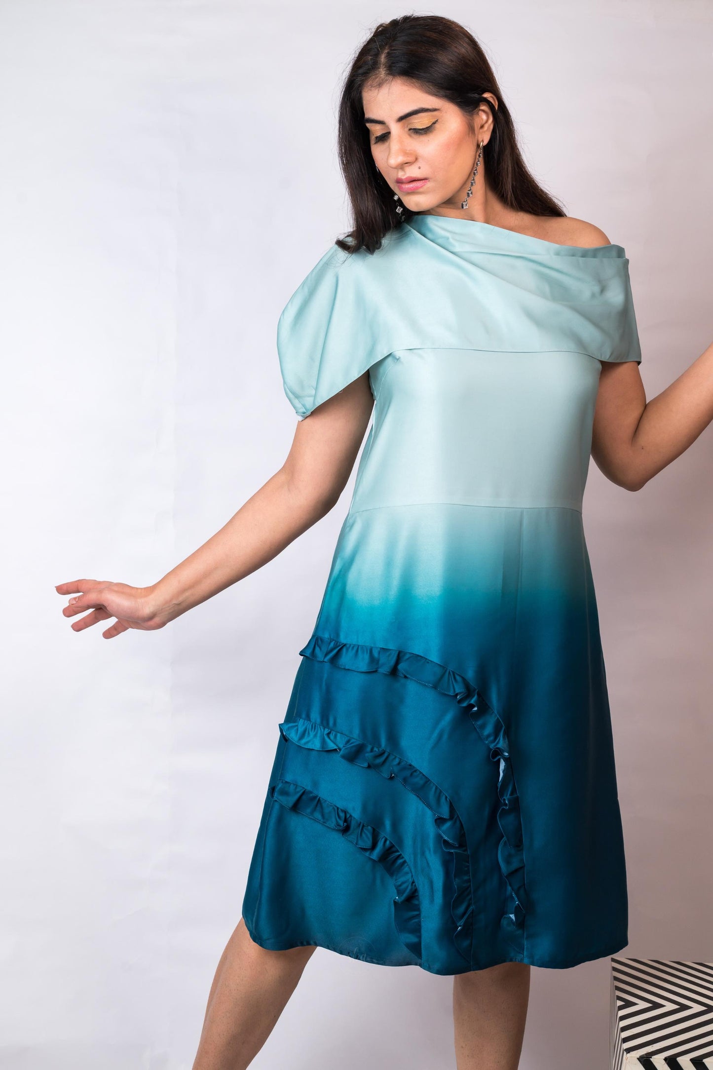 Lyon dress (blue ombre)