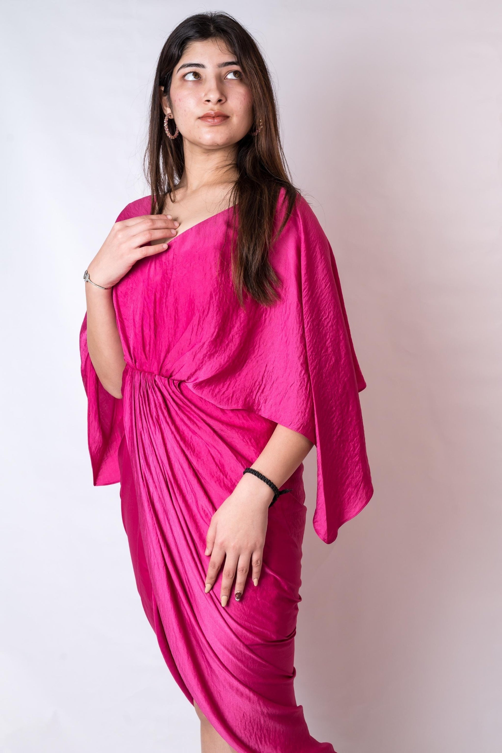 Oviedo dress (Fuchsia pink) - SPF wear