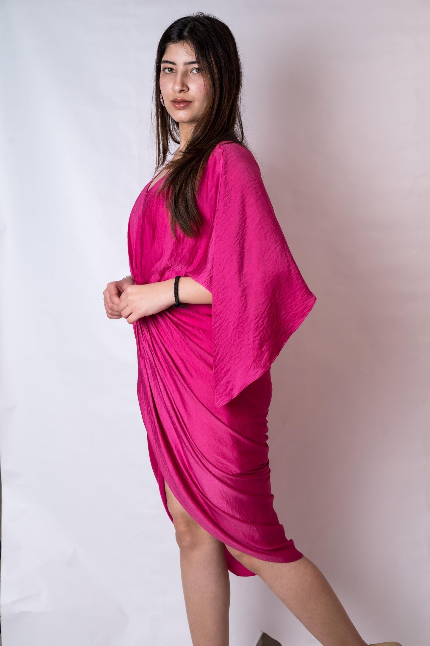 Oviedo dress (Fuchsia pink) - SPF wear