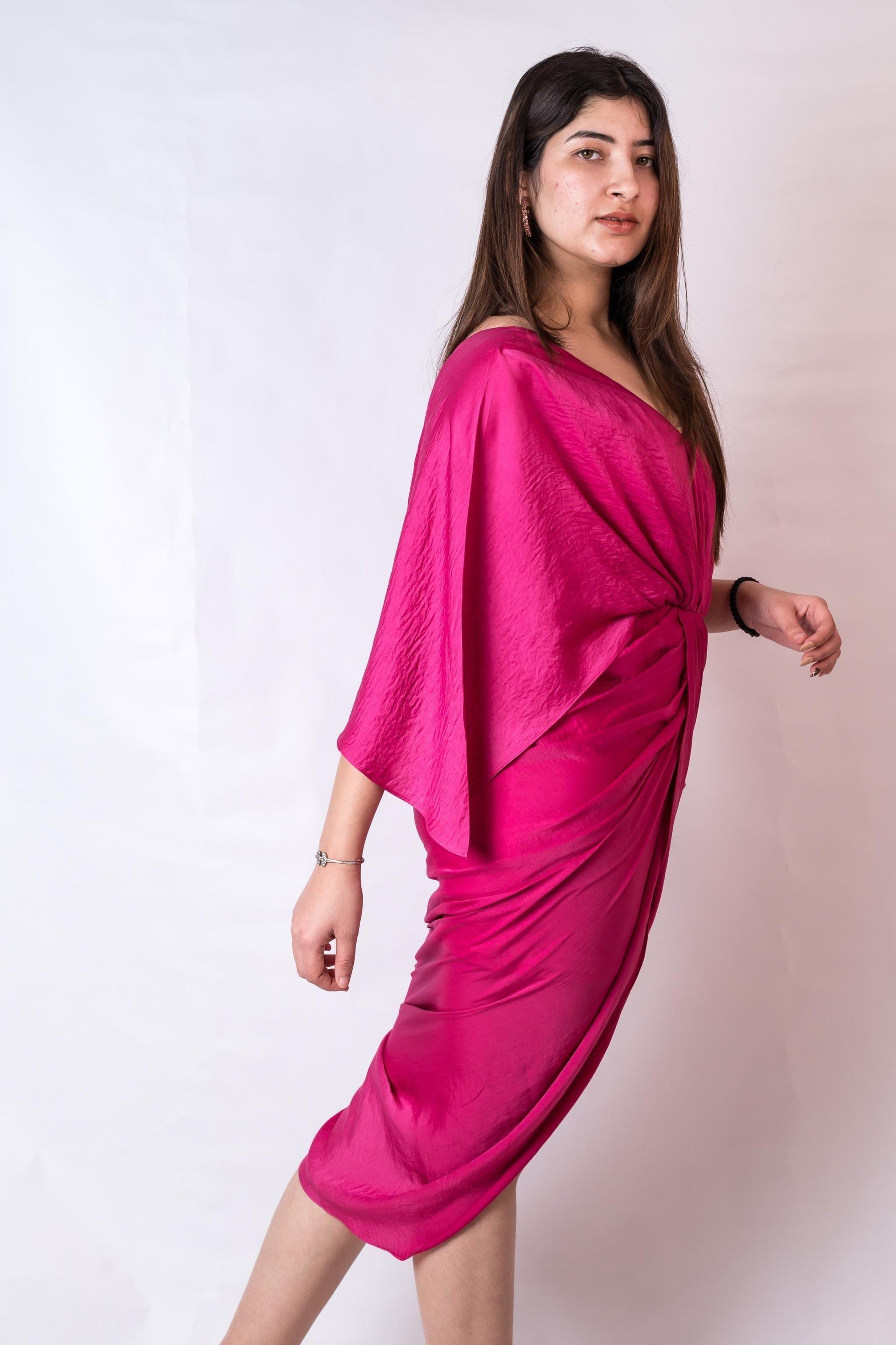 Oviedo dress (Fuchsia pink) - SPF wear